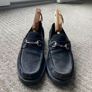 Gucci Suede Loafers